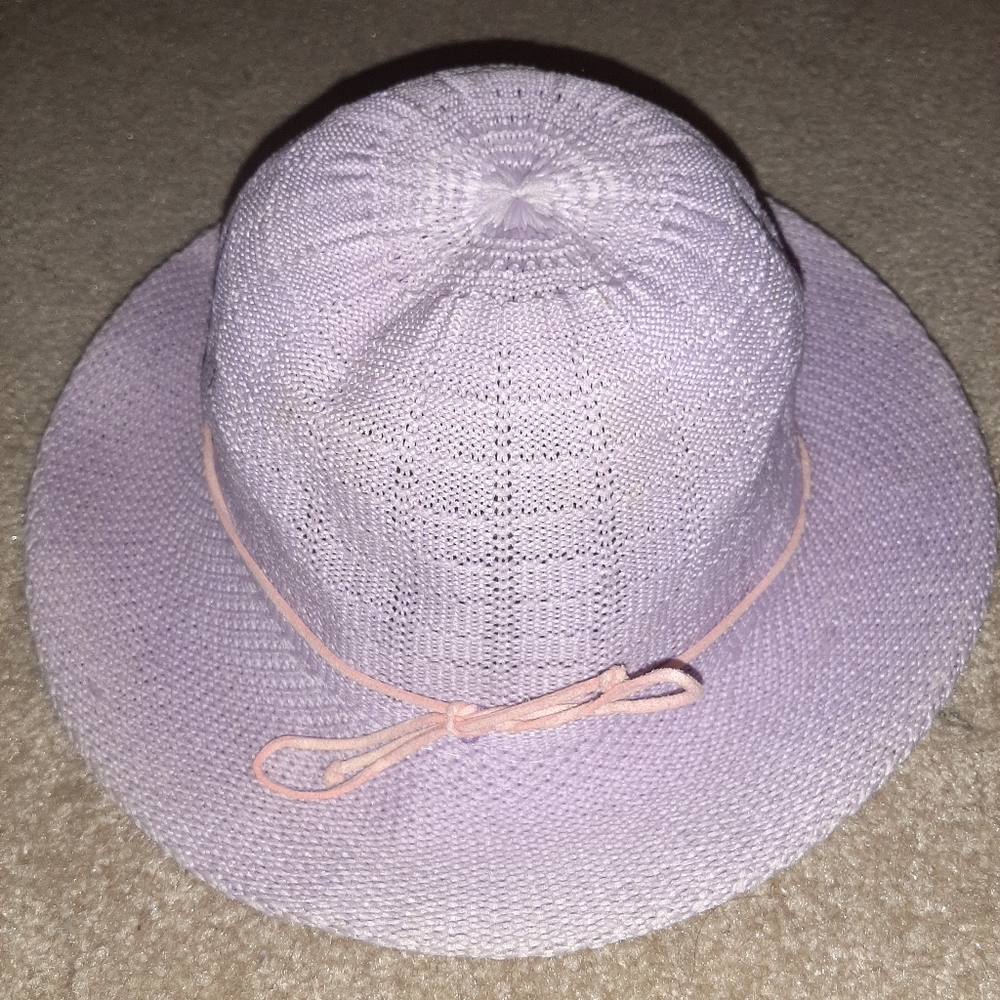 Purple High Fashion Summer Hat